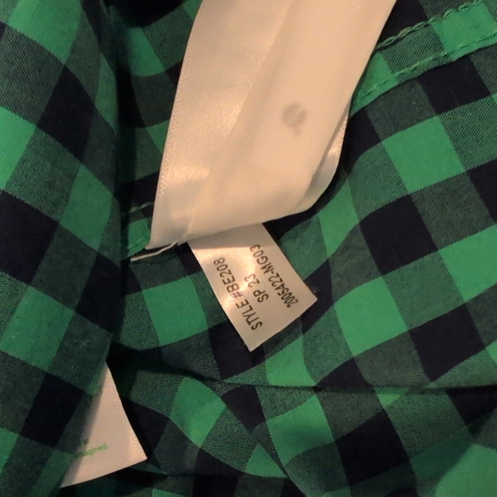 J. Crew Men's Medium Slim Fit Flex Washed Long Sleeve Button Down Style #BE208 - Picture 10 of 15